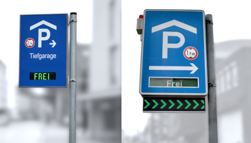 Grand afficheurs Parking : Libre/Occupé, Extérieur